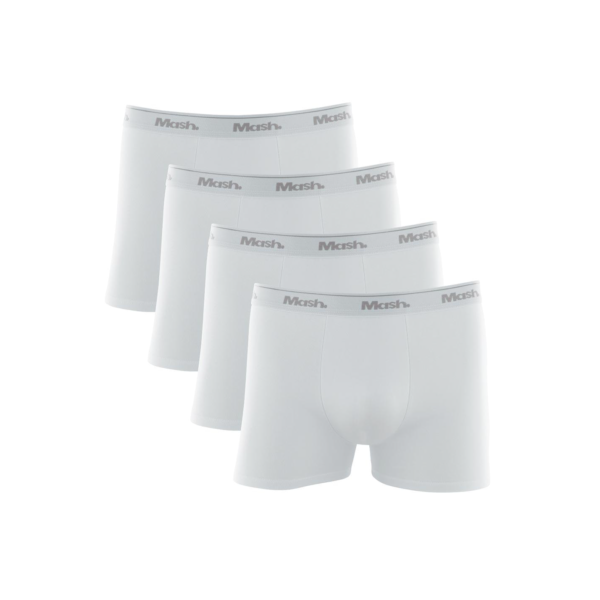 Kit Cueca Boxer Mash 4 Peças Masculina Algodão Elástico