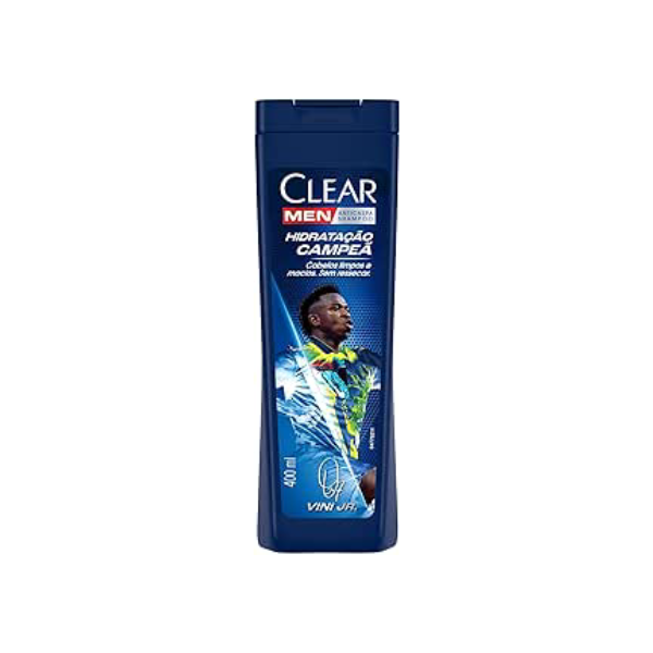 Clear Men Shampoo Anticaspa Vini Jr. Hidratação Campeã 400ml