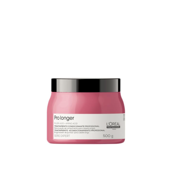 L'Oréal Professionnel Máscara de Tratamento Pro Longer, Reduz a Quebra e Aparência de Pontas Duplas, Adiciona Suavidade e Brilho, Para cabelos finos e com afinamento, 500g