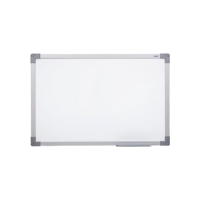 Quadro Branco Uv Moldura Mdf Revestido Aluminio Soft STALO, 120x90
