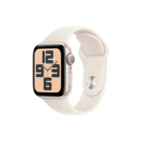 Relógio Smartwatch Watch Se Gps Caixa Meia Noite 40mm Apple Branco Esportivo Branco Branco