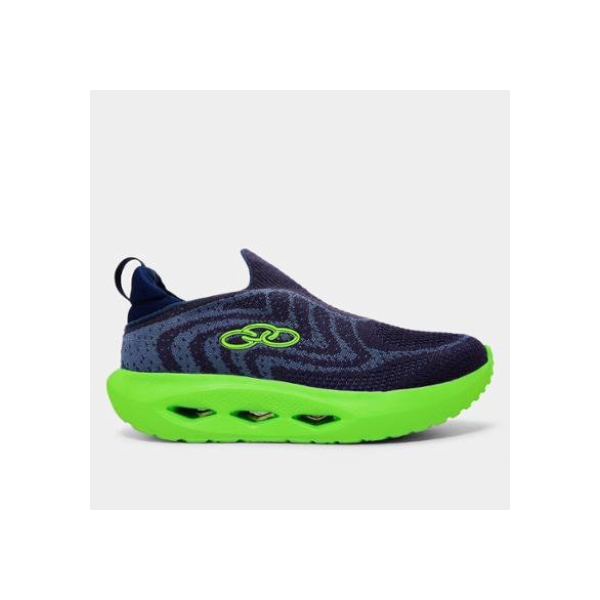 Tênis Infantil Olympikus Pixel - Marinho+Verde