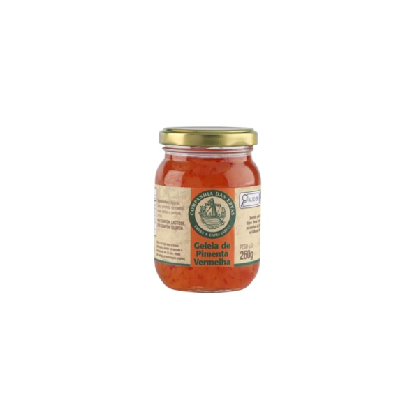 Companhia das Ervas - Geléia de Pimenta, Vermelha, 260 g