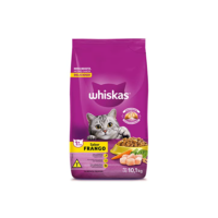 whiskas Ração Whiskas Frango Para Gatos Adultos 10 1 Kg