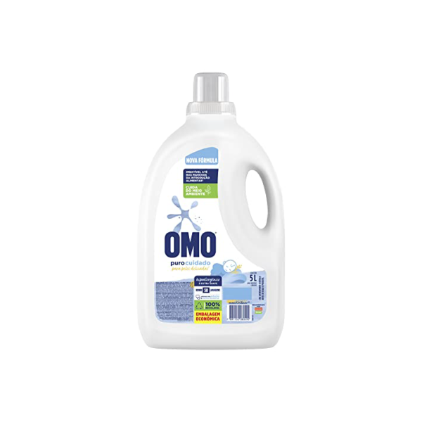 OMO Sabão Líquido Omo Puro Cuidado 5L
