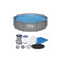 Piscina Estrutural 4678 Litros Premium + Bomba Filtrante + Capa + Lona Bestway