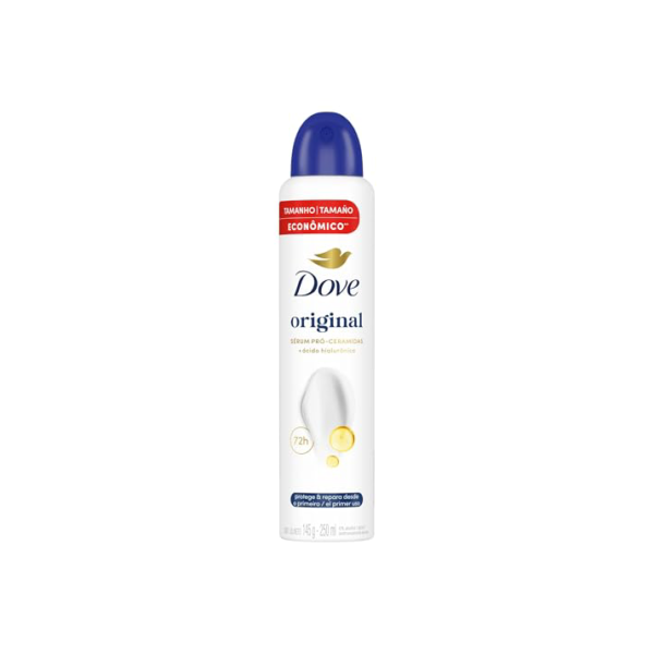 Dove Desodorante Antitranspirante Aerossol Original 250 ML, Leve Mais e Pague Menos