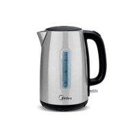 Chaleira Elétrica Inox Midea 1,7 Litros, Visor Externo do Nível de Água, 220 Volts/60Hz