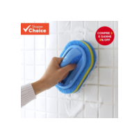 1pc Esponja De Cozinha Escova De Limpeza Esfregando Panelas E Frigideiras Telhas Multifuncional Espessamento De Três Cam