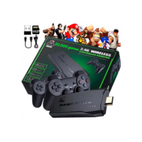 【20000+ Jogos 64GB】Video game Stick 4K Com 20000 Jogos 64gb 2 Controles Sem Fio Console Portatil Jogos Retro Video Game