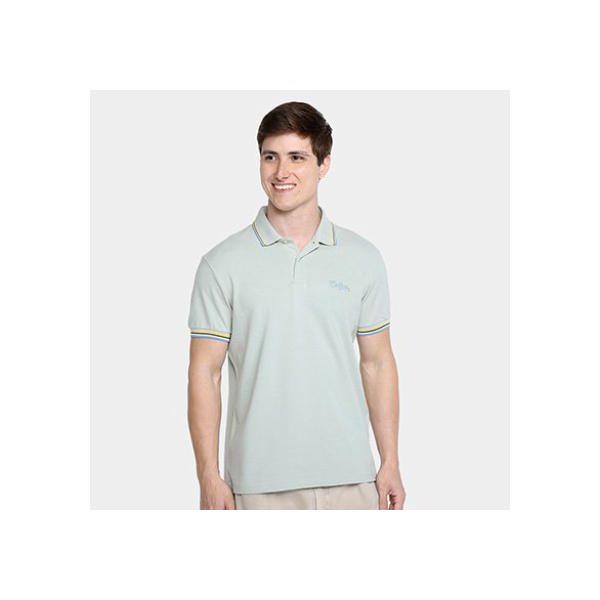 Camisa Polo Colcci Casual Masculina - Verde
