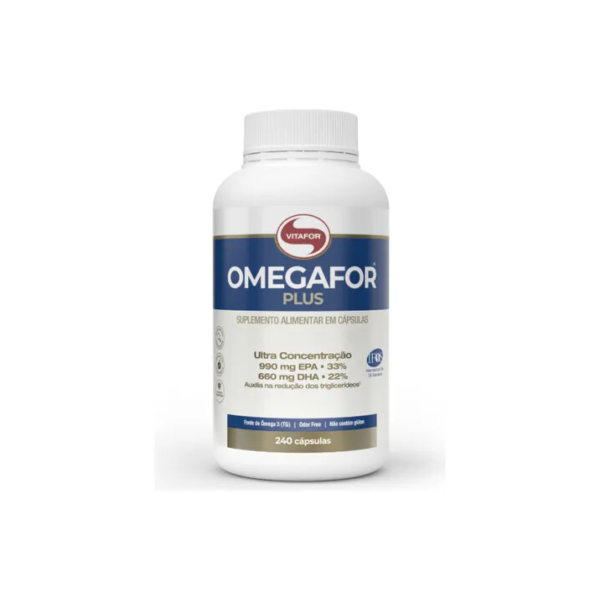suplemento alimentar Omegafor Plus 240 Cápsulas Vitafor