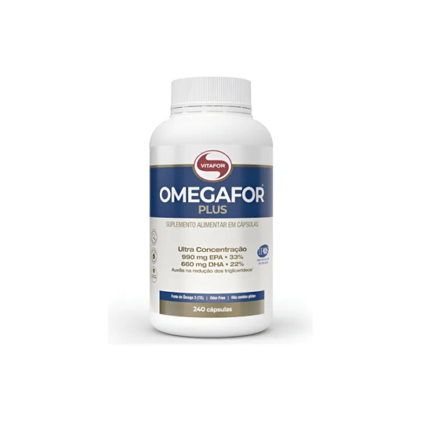 suplemento alimentar Omegafor Plus 240 Cápsulas Vitafor