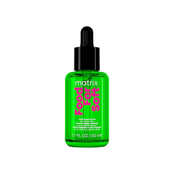 Matrix, Óleo Revitalizador Com Óleo De Abacate E Ácido Hialurônico, Food For Soft, Para Todos Os Tipos De Cabelo, Nutritivo, Reparador, Selador De Cutículas, 50ml