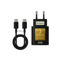 Carregador Super Rápido 25w Para Samsung Galaxy S24 S23 S22 S21 S20 Fe Ultra - Super Fast Cabo Blindado Tipo Usb C -dtimp
