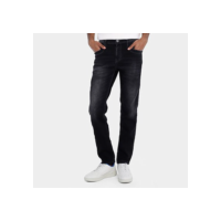 Calça Jeans Slim Sawary Casual Masculina - Preto