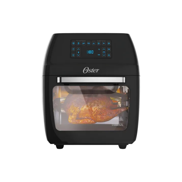 Fritadeira Oven Airfryer 127v Ofrt780 12 Litros Preta Oster Preto
