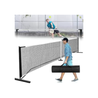 Rede De Pickleball Shark, Rede Portátil para Pickleball, Rede Pequena de Pickleball, Rede de Nylon Dobrável, Rede de Tênis, Fácil Configuração, Adequada para Calçadas e Quintais