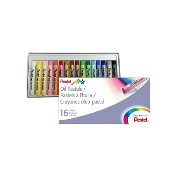 Pentel Giz Pastel Oleoso 16 Cores PHN-16
