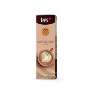 3 Corações Cápsula Cappuccino Avelã TRES - 10 Unidades