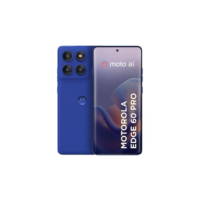 Smartphone Motorola Edge 60 Pro 5G Azul 256GB, 12GB RAM + 12GB Ram Boost, Tela 6.7" 120Hz, Câmera Sony LYTIA 700C 50MP e Dimensity 8350 Extreme