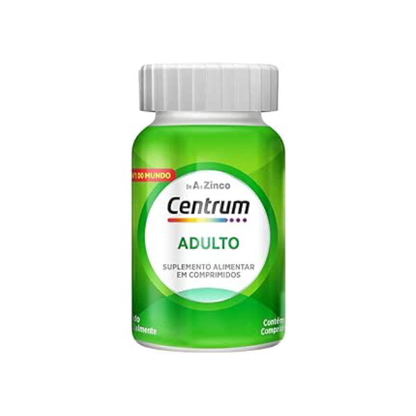 Centrum Adulto Multivitaminico Diário Adulto de A a Z, com Magnesio e Vitamina D, 60 comprimidos