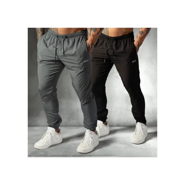 Kit 2 Calças Jogger Tactel Com Elastano Impulse