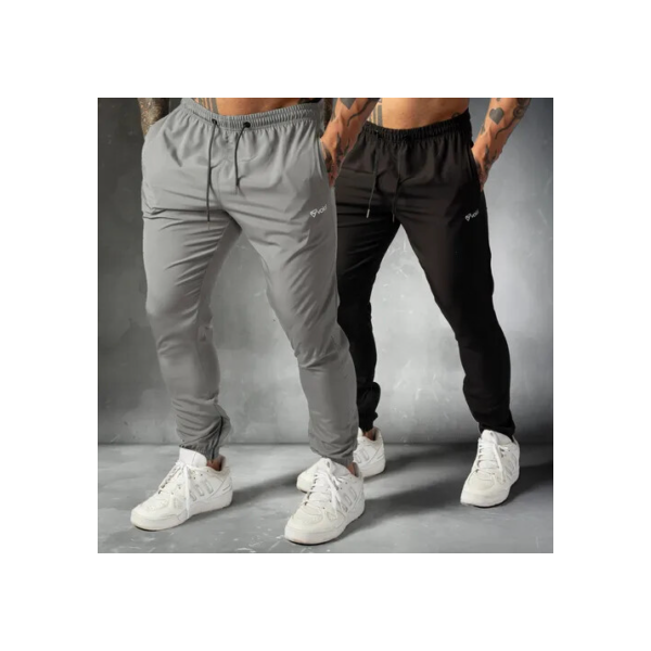 Kit 2 Calças Jogger Tactel Com Elastano Impulse