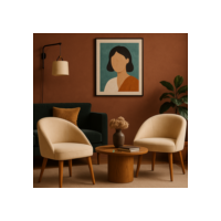 Kit 2 Cadeiras Lua Luxo Veludo Decorativa Sala de Estar, Salão, Quarto, Estética Várias Cores - Pratikza