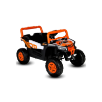 Jipe Carro Elétrico Infantil Rosa UTV 12V com Controle Som e Luz