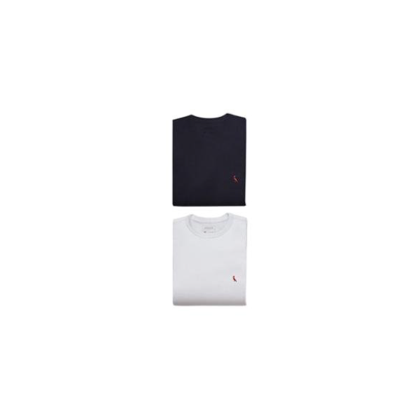 Kit 2 Camisetas Reserva Brasa Pica-pau Masculina - Preto+Branco