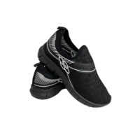 tenis feminino masculino unissex leve e comfortavel (preto/branco, BR, Adulto, Numérico, 42)