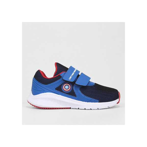 Tênis Infantil Marvel Capitão América Menino - Azul