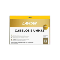 Multivitamínico Lavitan Cabelos E Unhas Com 60 Cápsulas