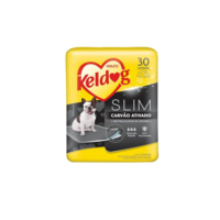 Keldog Tapete Higiênico Slim Ultra Dry Carvão Ativado c/ 30 UN