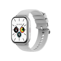 Relógio Digital Feminino Masculino Smartwatch Inteligente Bluetooth, Full Touch a Prova d 'água IP68 com 120+ Modos de Exercício e Esporte, Cinza