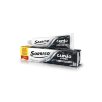 Creme Dental Clareador Sorriso Carvão Ativado 140g