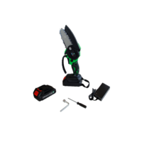 Mini Motosserra Elétrica Sem Fio Portátil Bivolt 110v/220v 4 Polegadas 2 Baterias e Maleta Hagra