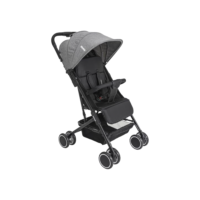 Carrinho de Bebe Berço Passeio Compacto Kiddo Mascote Grafite