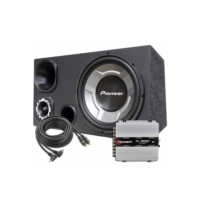Caixa Taramps 1500 Trio + Pioneer Completa Som Subwoofer