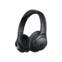 soundcore Q11i da Anker Fone De Ouvido Bluetooth 5.3, Over-Ear Headphone, Graves Profundos, 60 Horas de Autonomia, Áudio Hi-Res, Almofadas Destacáveis, Conexão Multiponto, Preto