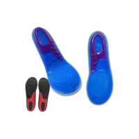 Palmilha Gel Anti Impacto Conforto Silicone Corrida Esportes