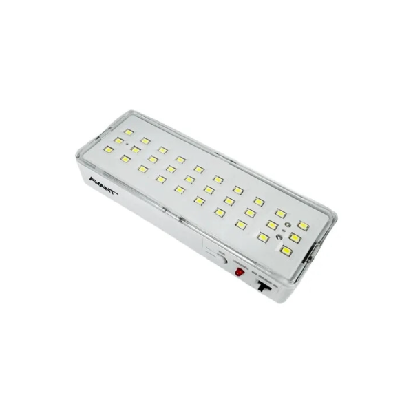 Luminária Emergência Led Barra 1w Avant 30 Leds Branco Frio