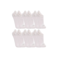 Kit Com 6 Pares De Meias Sapatilha Invisível Algodão Mash