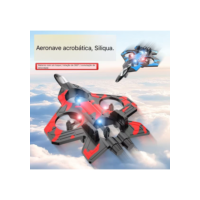 Avião Drone Combat Aircraft Controle Remoto 2.4ghz 4 Motores Rolagem presente de dia das crianças