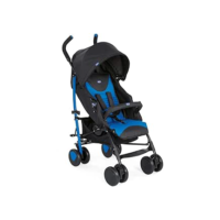 Chicco Echo Carrinho de Passeio com Barra de Proteção, Azul (Mr Blue), 0-15 kgCarrinho De Passeio Echo Com Barra De Proteção - Mr Blue, Chicco, Mr Blue