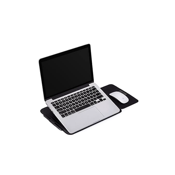 Gshield Capa Ergonômica para Notebook de até 15.6" polegadas com Mousepad Embutido e Elevação de Altura, Smart Dinamic (Preta)