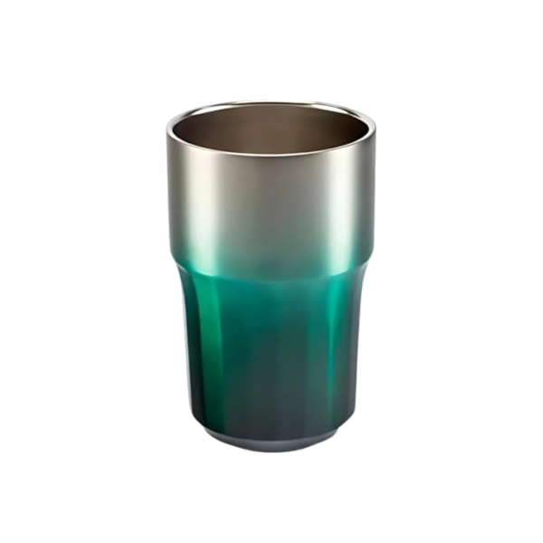 Copo Térmico Inox 384ml Cerveja Tumbler – Parede Dupla Design Premium Conserva Temperatura (Verde)