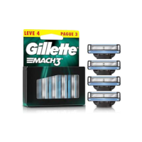 Gillette Refil Para Barbear Mach3 Leve 4 Pague 3