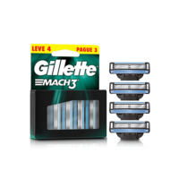 Gillette Refil Para Barbear Mach3 Leve 4 Pague 3